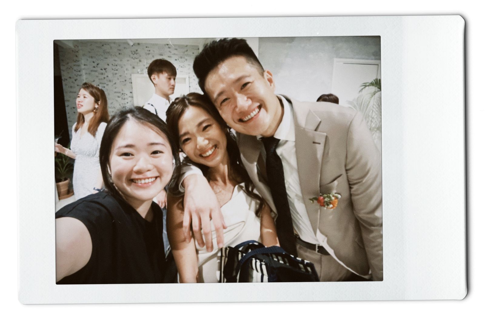 Photo with a couple I've worked with
